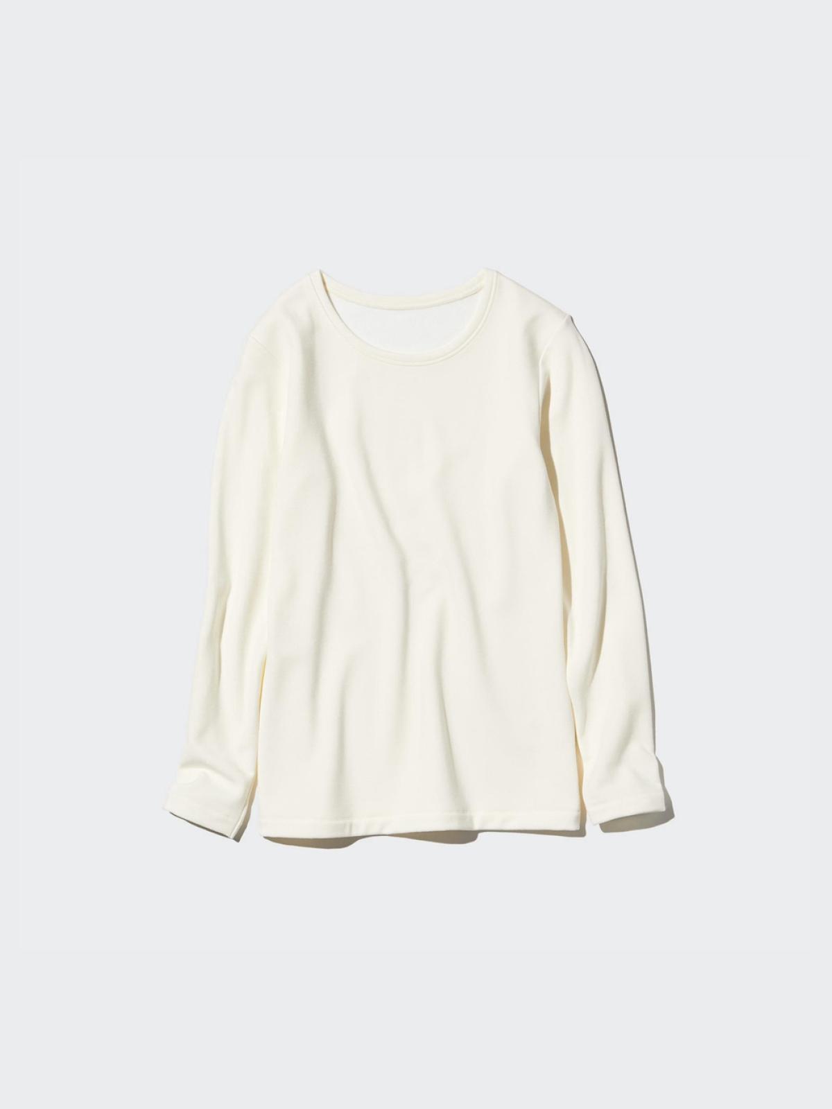UNIQLO HEATTECH ULTRA WARM футболка с круглым вырезом, длинный рукав