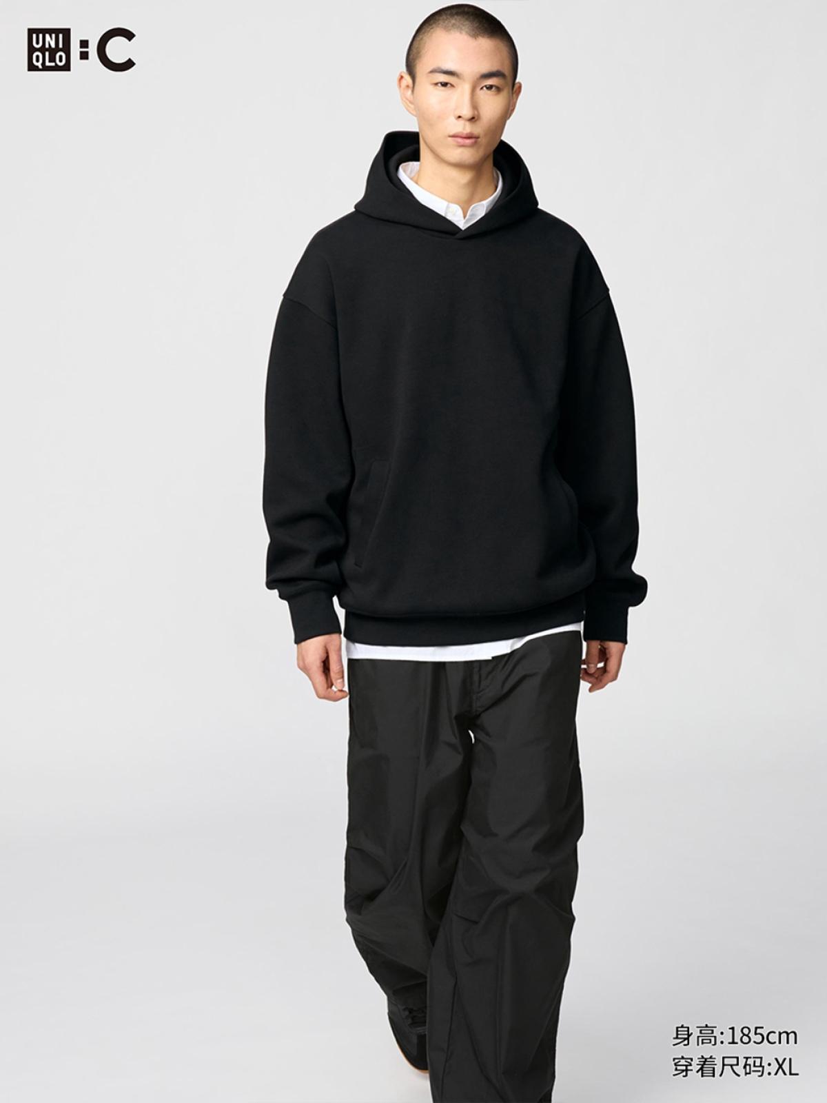 UNIQLO Толстовка с капюшоном, длинный рукав