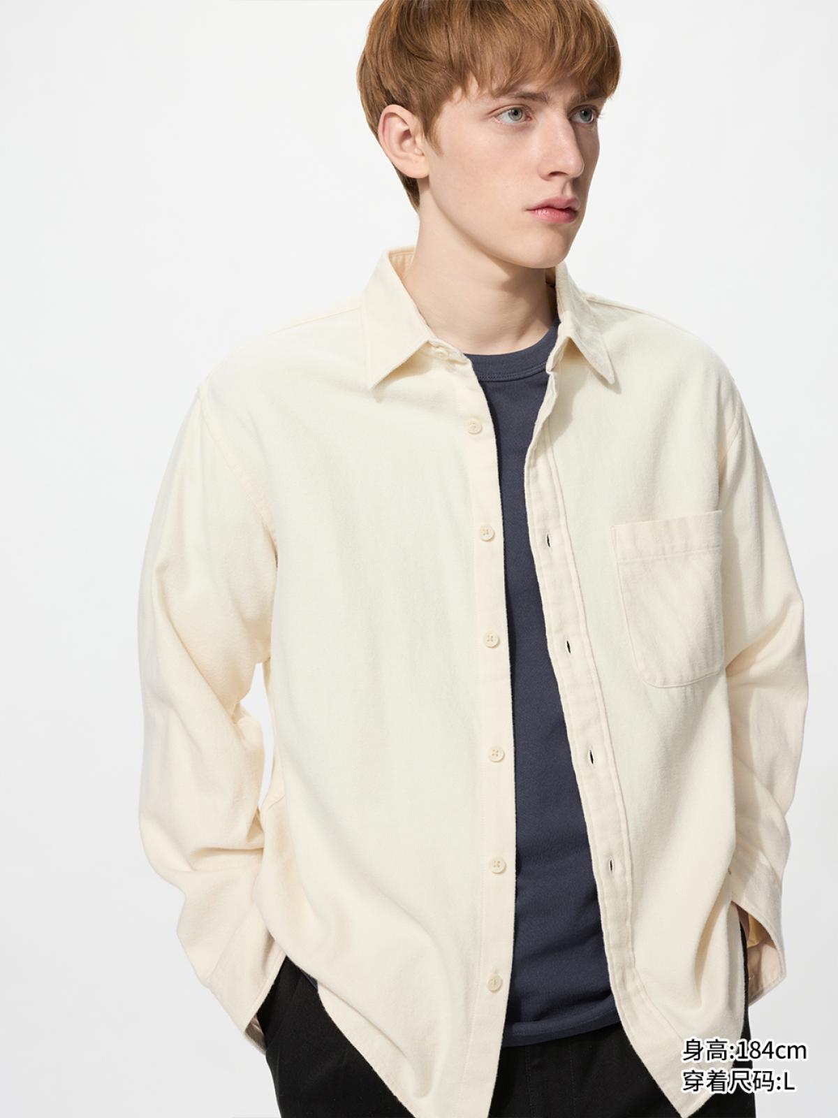 UNIQLO Фланелевая рубашка, лёгкая хлопковая куртка на каждый день