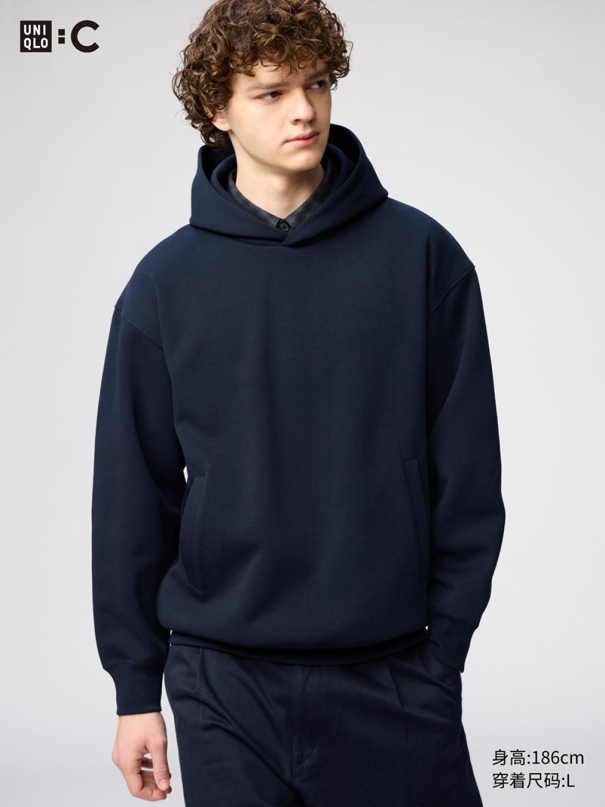 UNIQLO Толстовка с капюшоном, длинный рукав