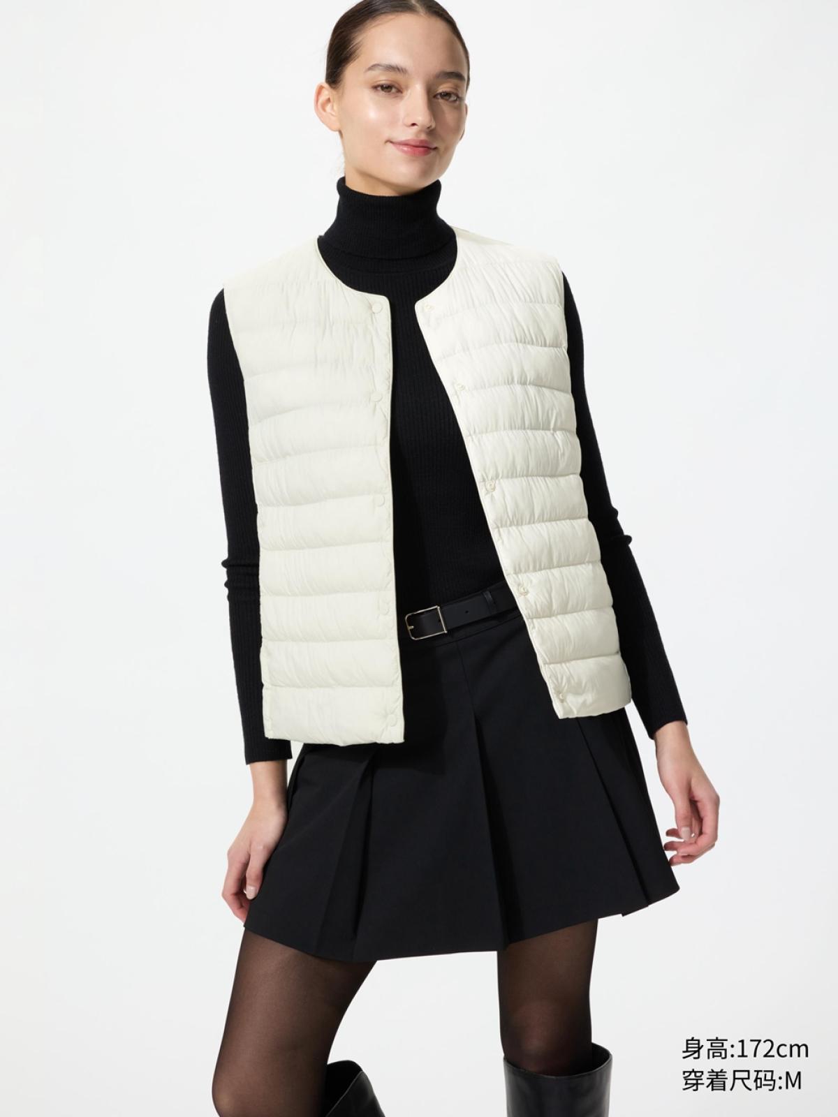 UNIQLO Жилет PUFFTECH утеплённый, складывается в чехол
