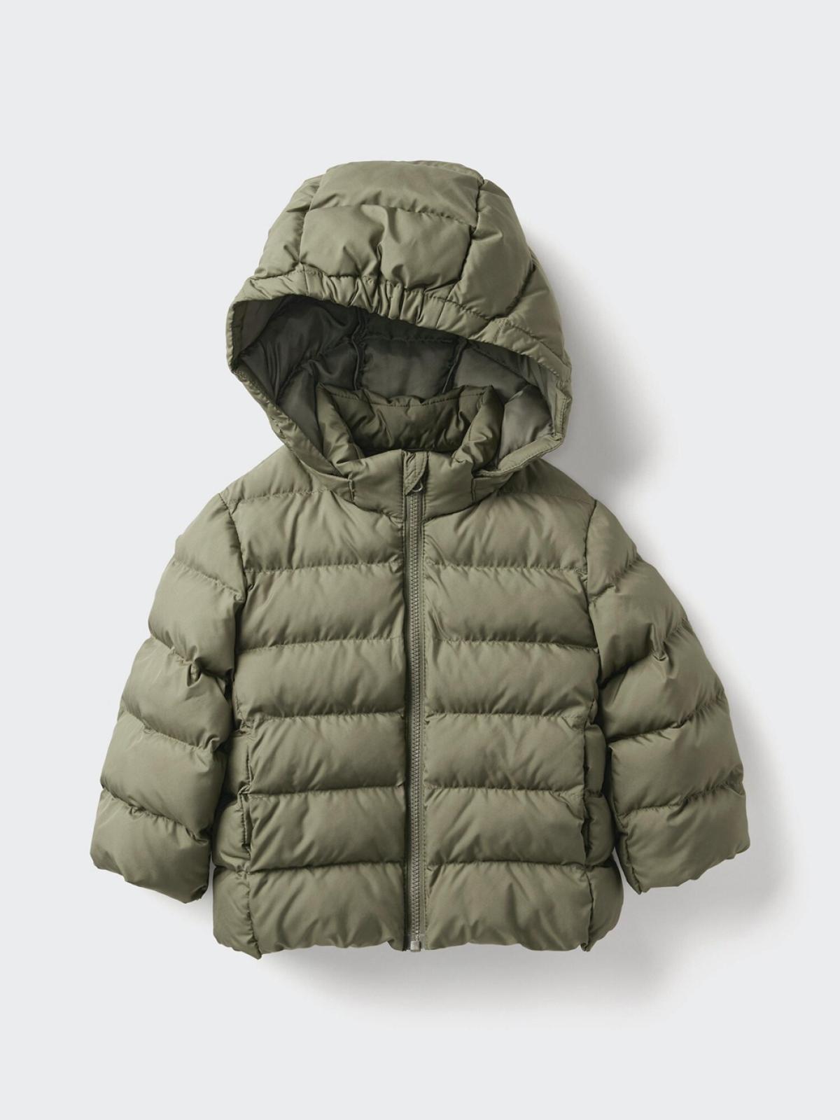 UNIQLO Куртка PUFFTECH с капюшоном на молнии, можно стирать в машине