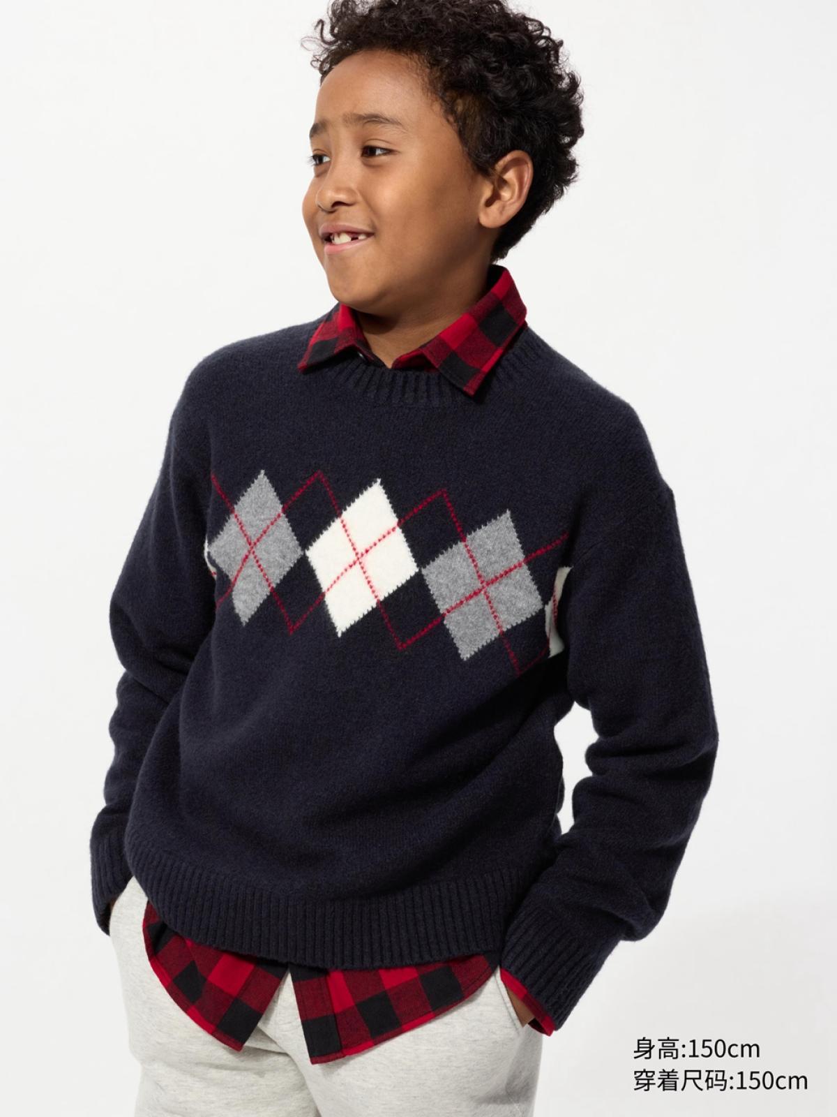 UNIQLO Джемпер souffle yarn, длинный рукав