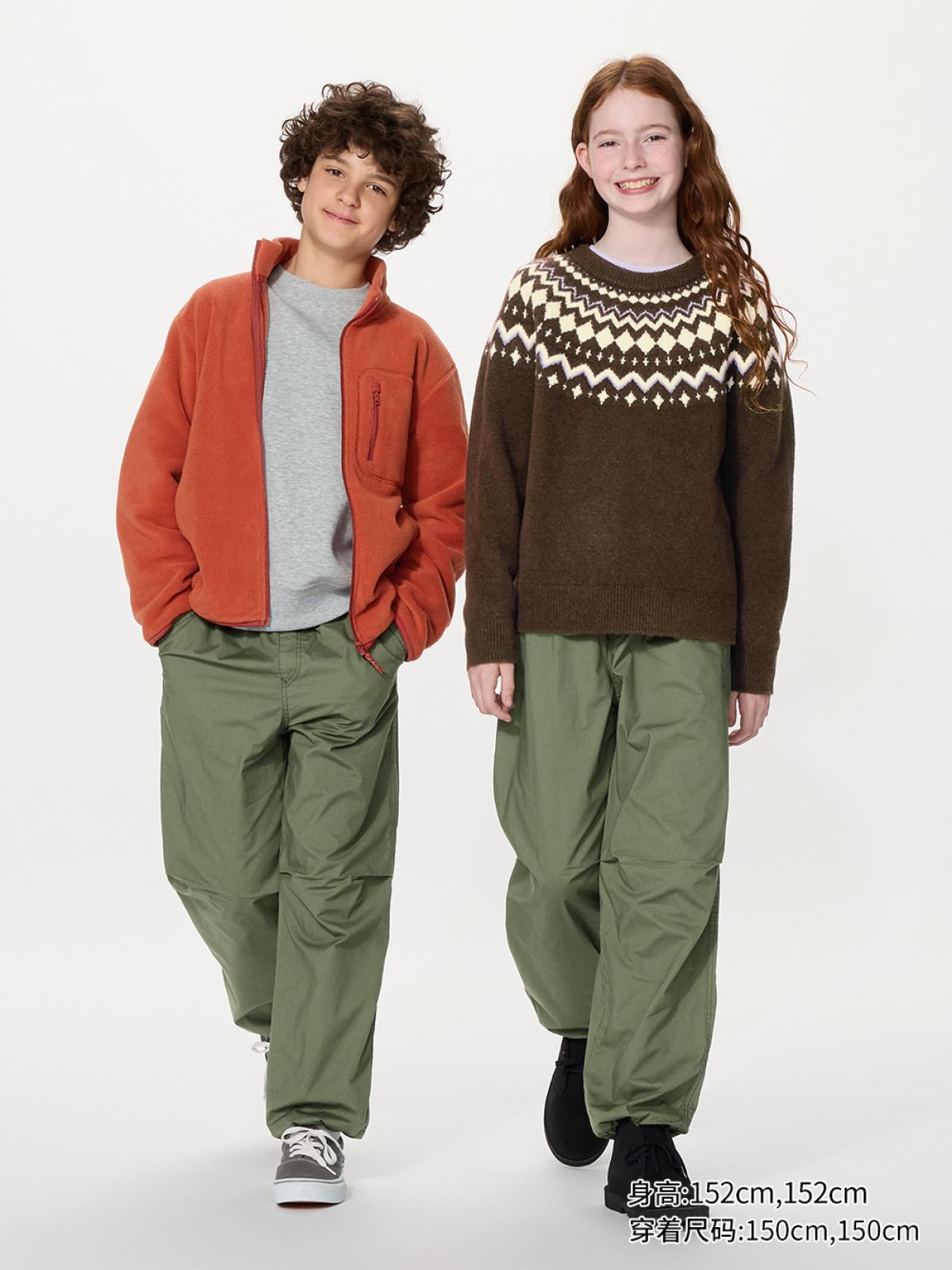 UNIQLO Тёплые брюки-джоггеры на флисе