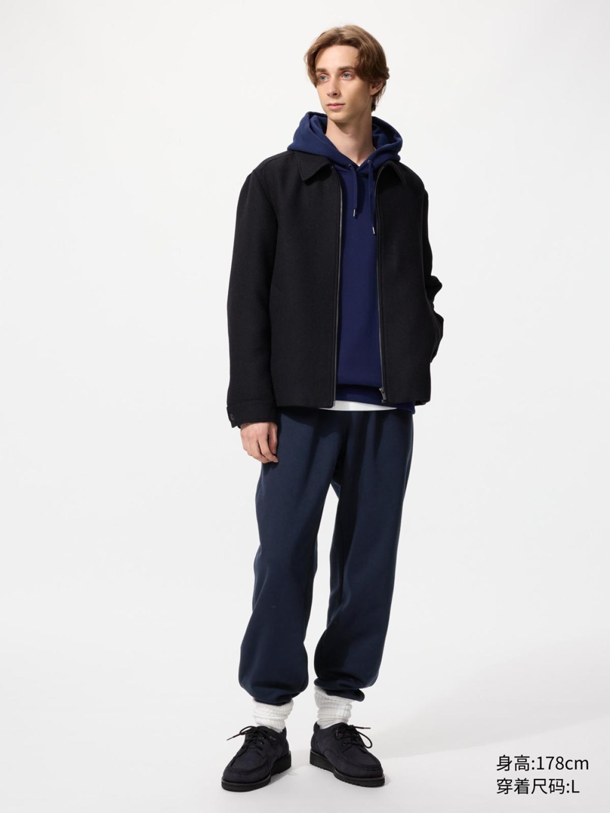 UNIQLO HEATTECH утеплённые спортивные брюки из искусственного меха под овчину, удлинённые