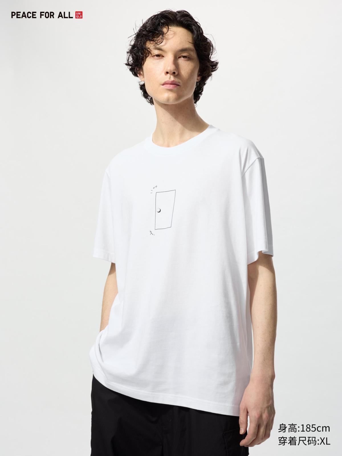 UNIQLO Футболка UT Ichiro с принтом, короткий рукав