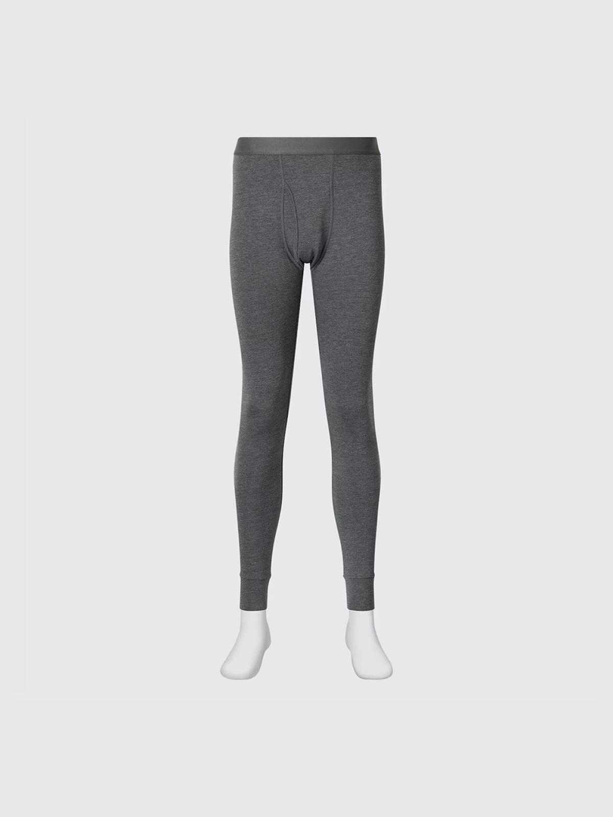 UNIQLO HEATTECH EXTRA WARM леггинсы хлопковая смесь термобельё