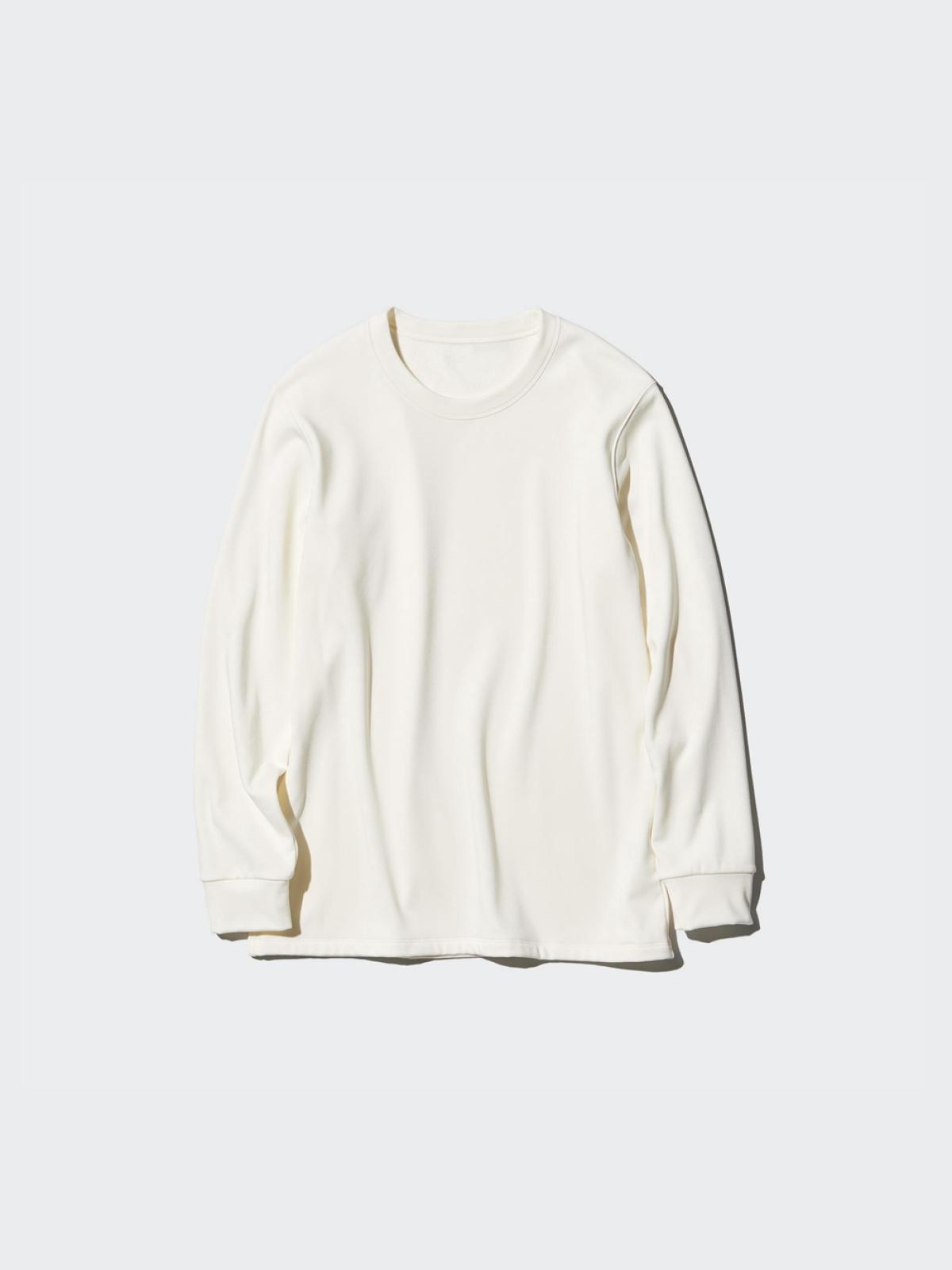 UNIQLO HEATTECH ULTRA WARM футболка с круглым вырезом, длинный рукав