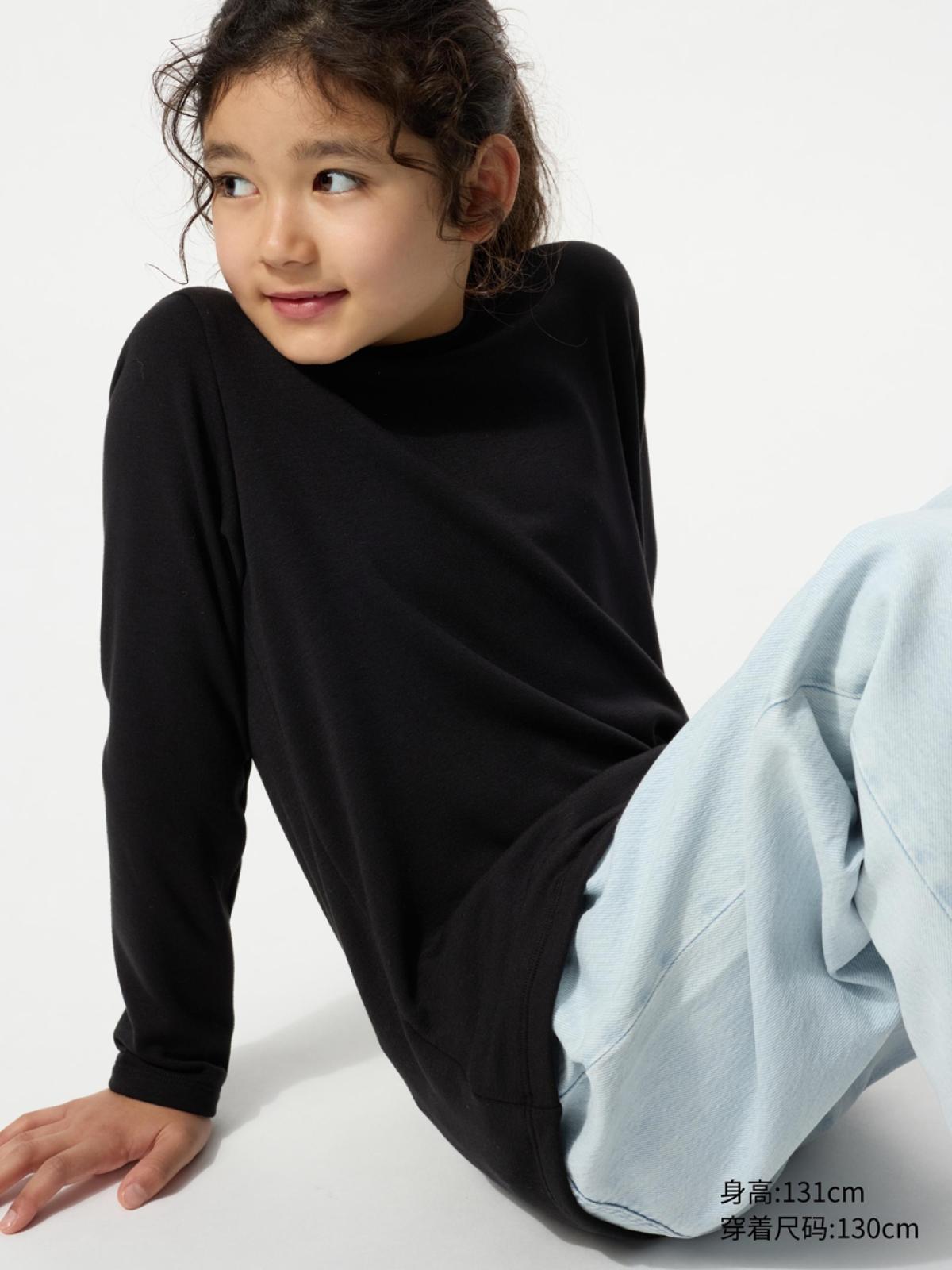 UNIQLO HEATTECH ULTRA WARM футболка с круглым вырезом, длинный рукав