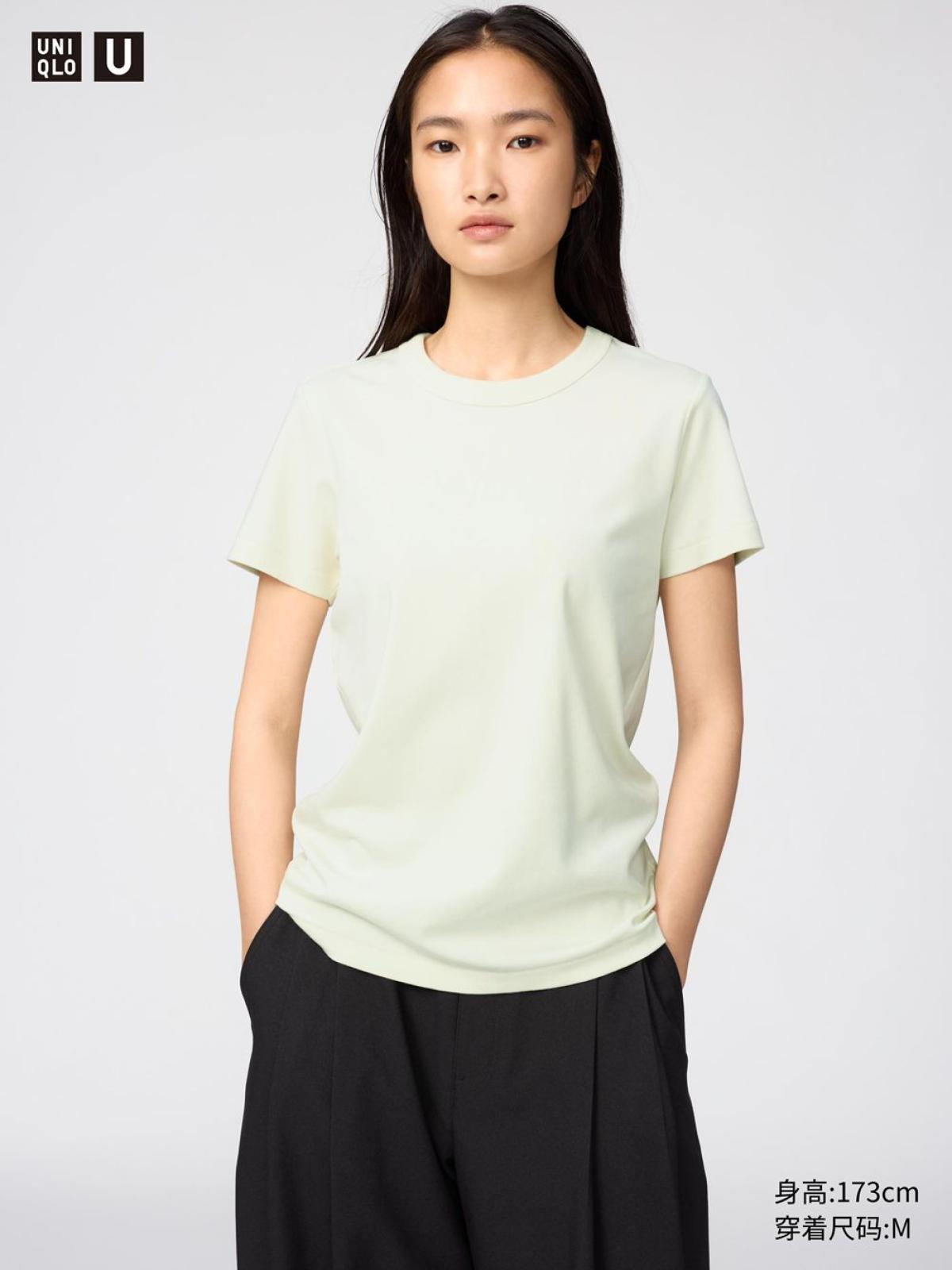 UNIQLO Футболка с круглым вырезом, короткий рукав