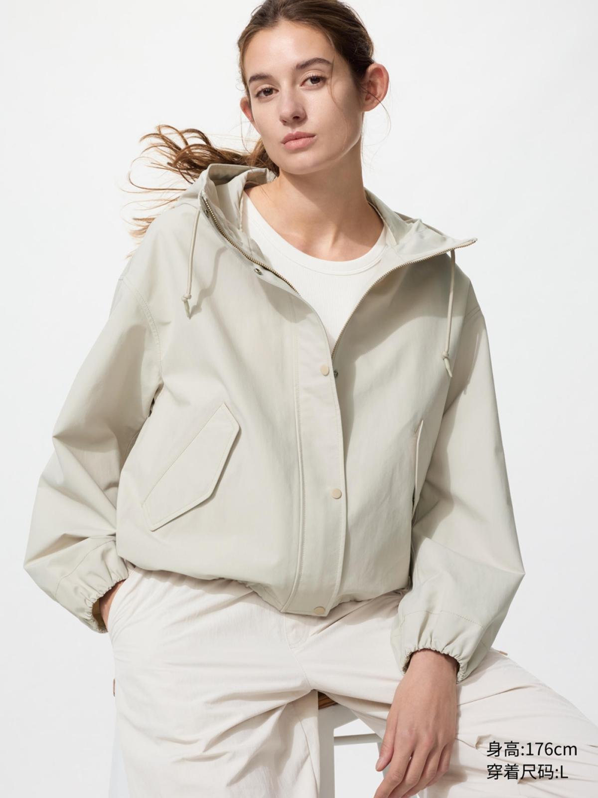 UNIQLO Короткая куртка с капюшоном