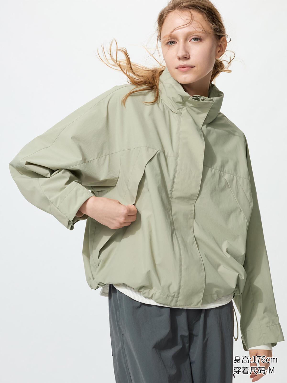 UNIQLO Ветрозащитная куртка с воротником-стойкой