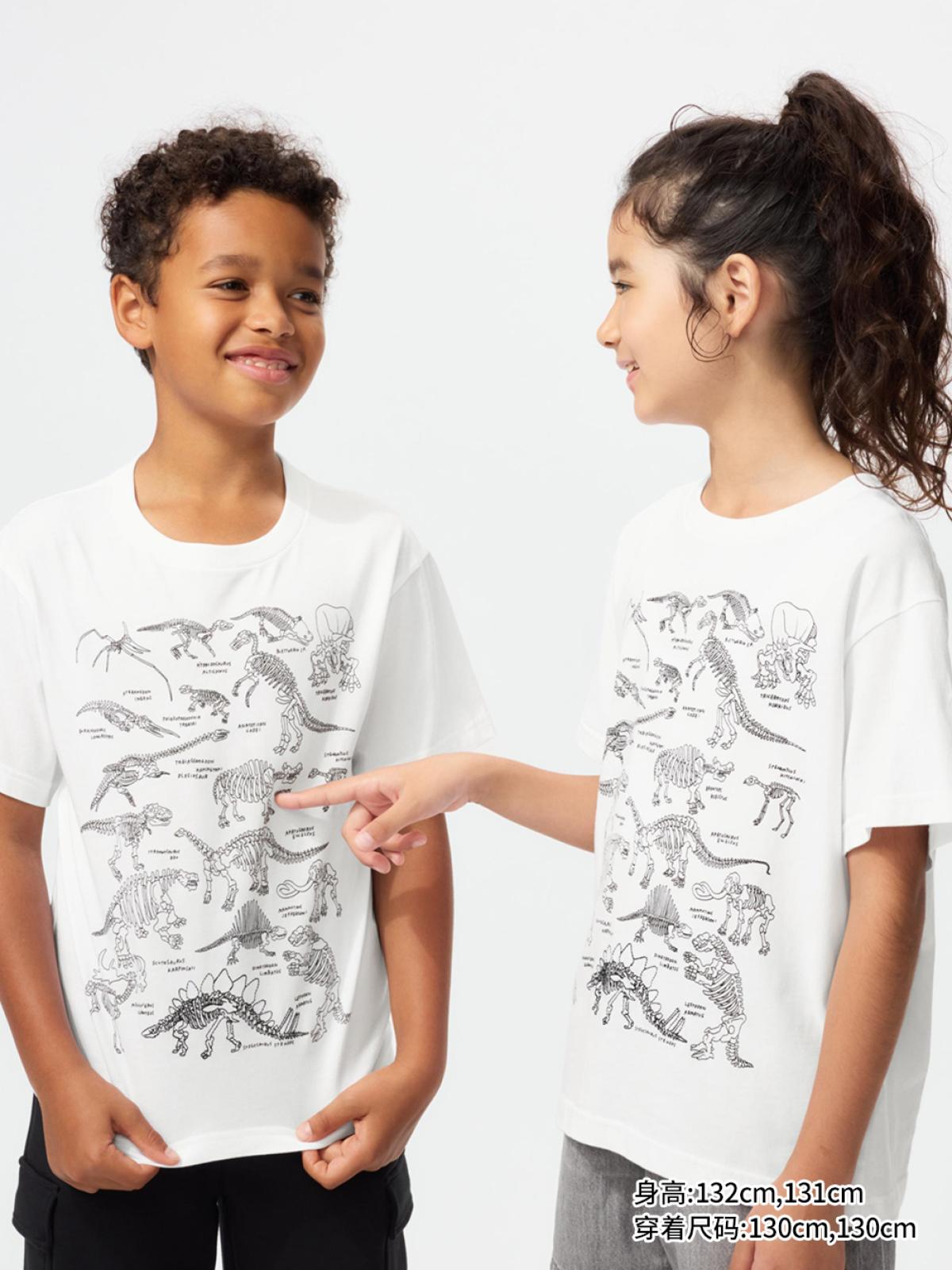 UNIQLO Футболка UT Jason Polan с принтом, короткий рукав