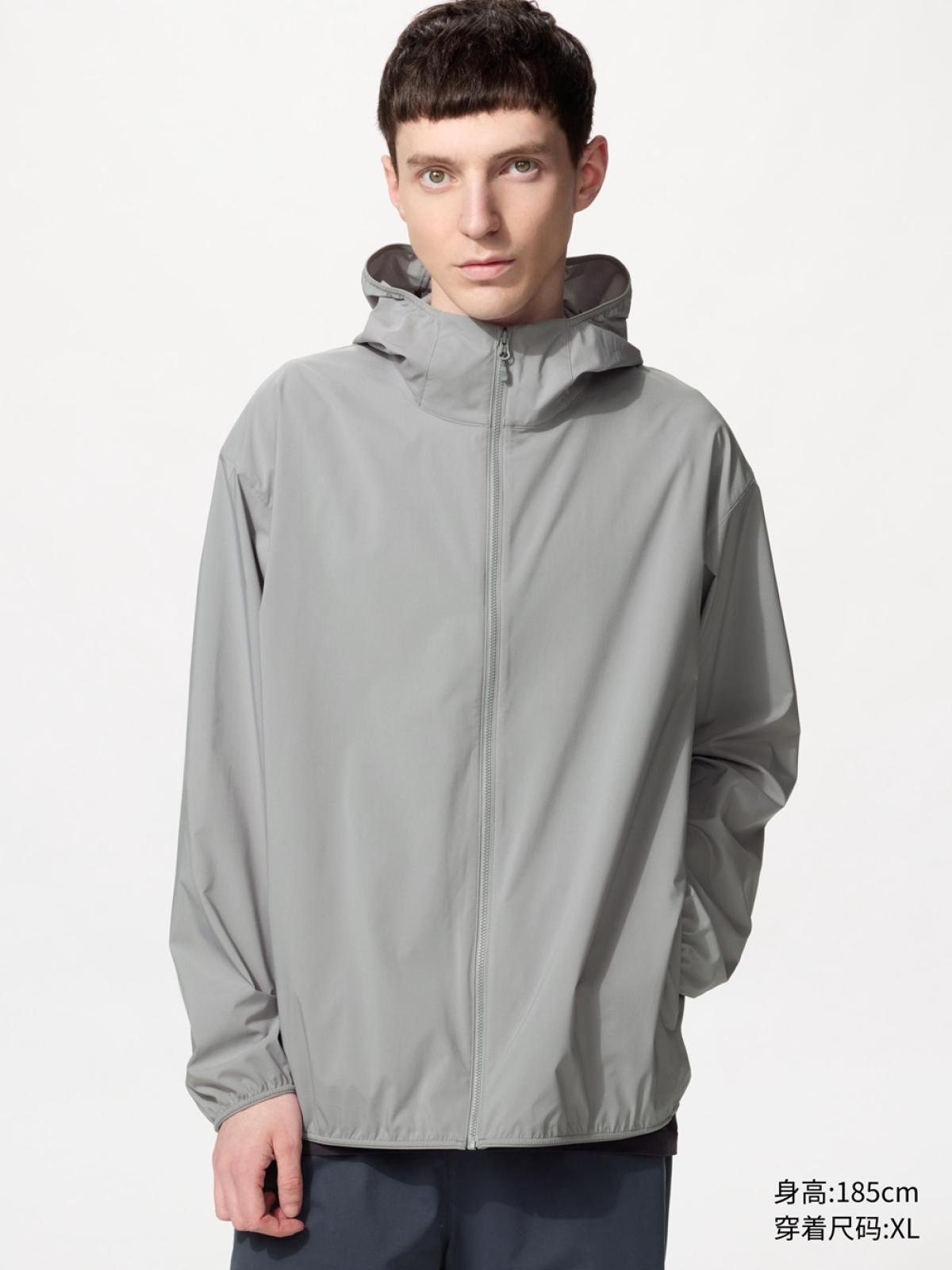 UNIQLO Складная куртка с капюшоном и защитой от ультрафиолета