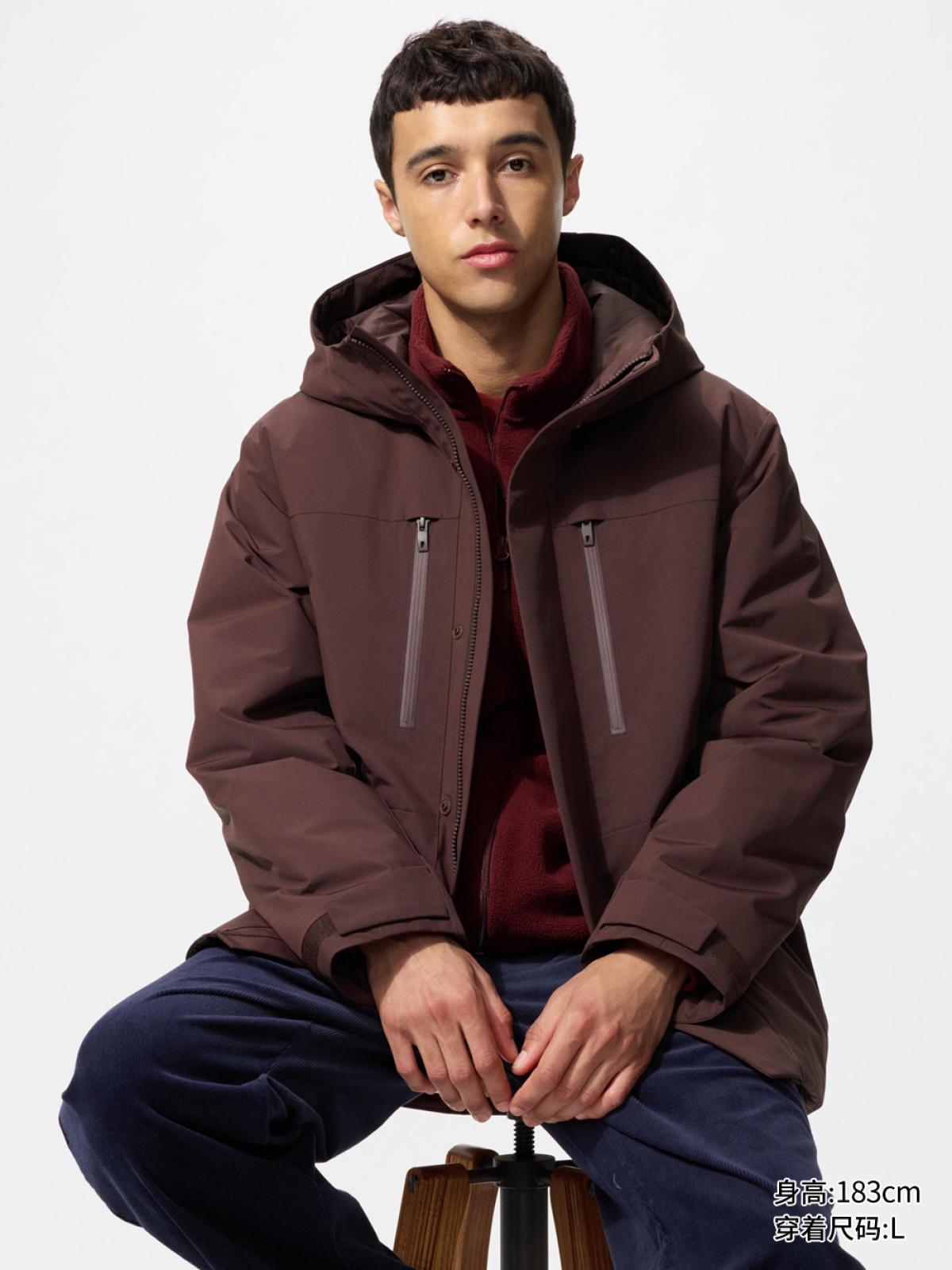 UNIQLO Куртка с капюшоном утеплённая пухом