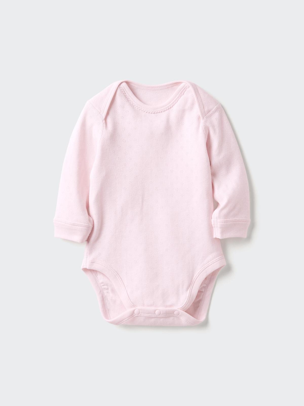 UNIQLO Боди с длинным рукавом для малышей, 1 шт