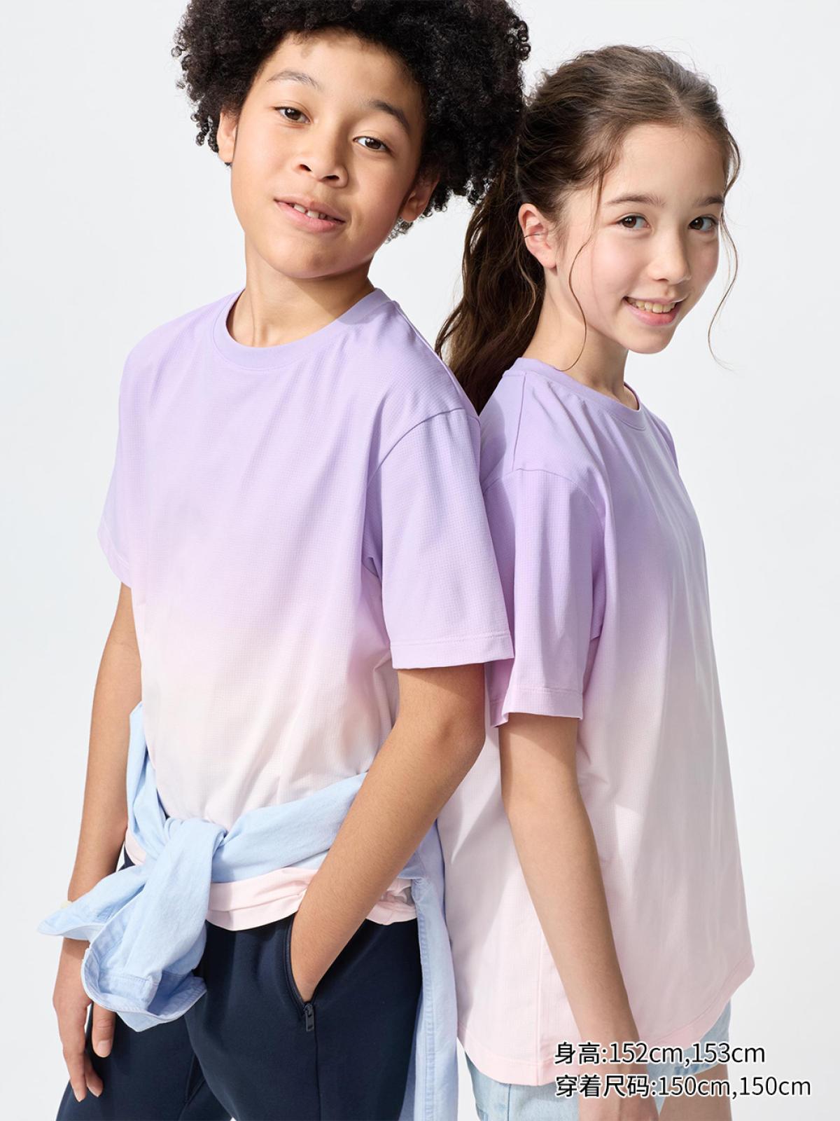 UNIQLO DRY-EX футболка быстросохнущая с круглым вырезом, короткий рукав