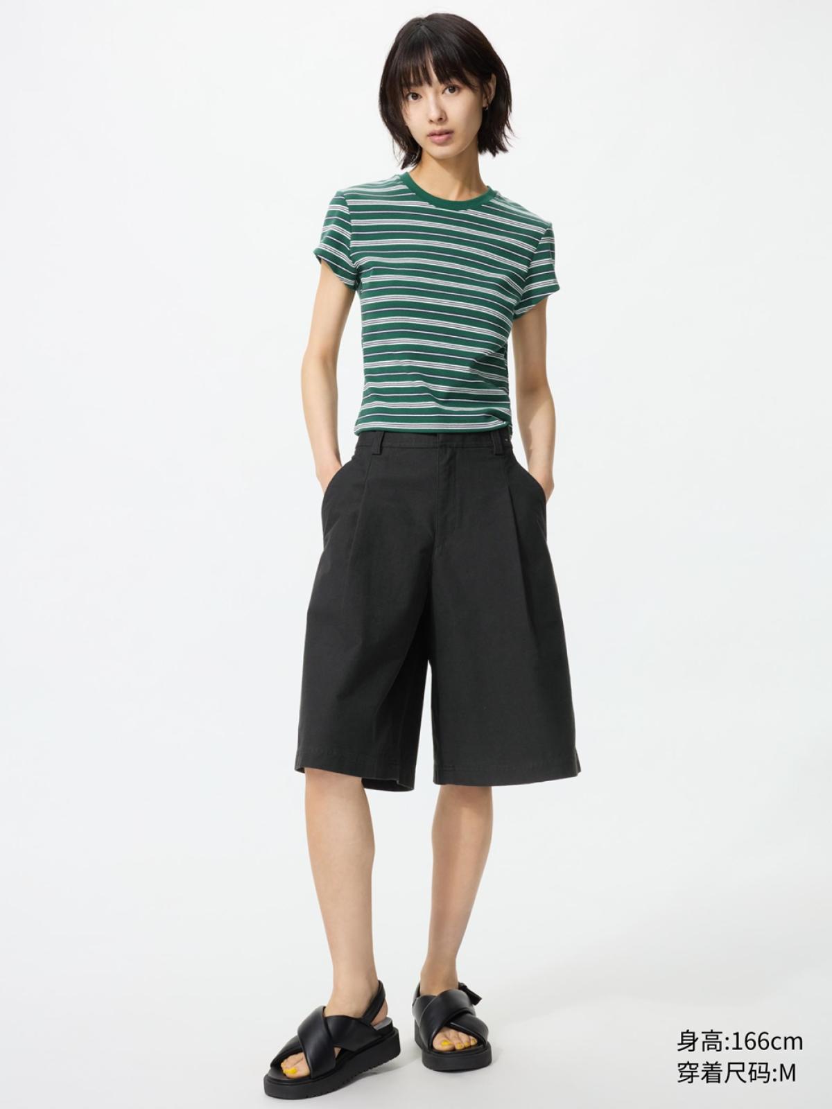 UNIQLO Брюки со складками из трикотажа