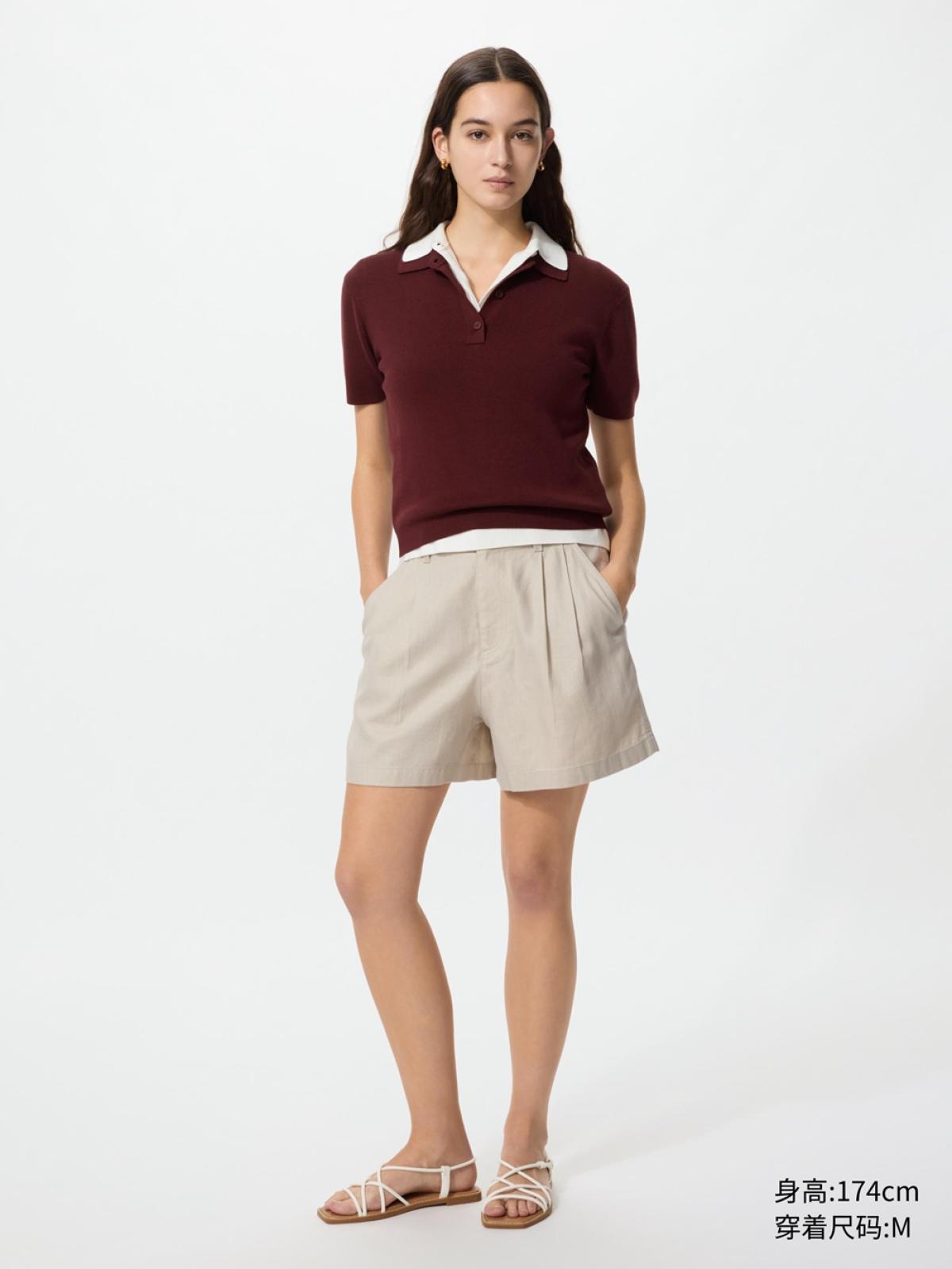 UNIQLO Шорты из хлопка и льна