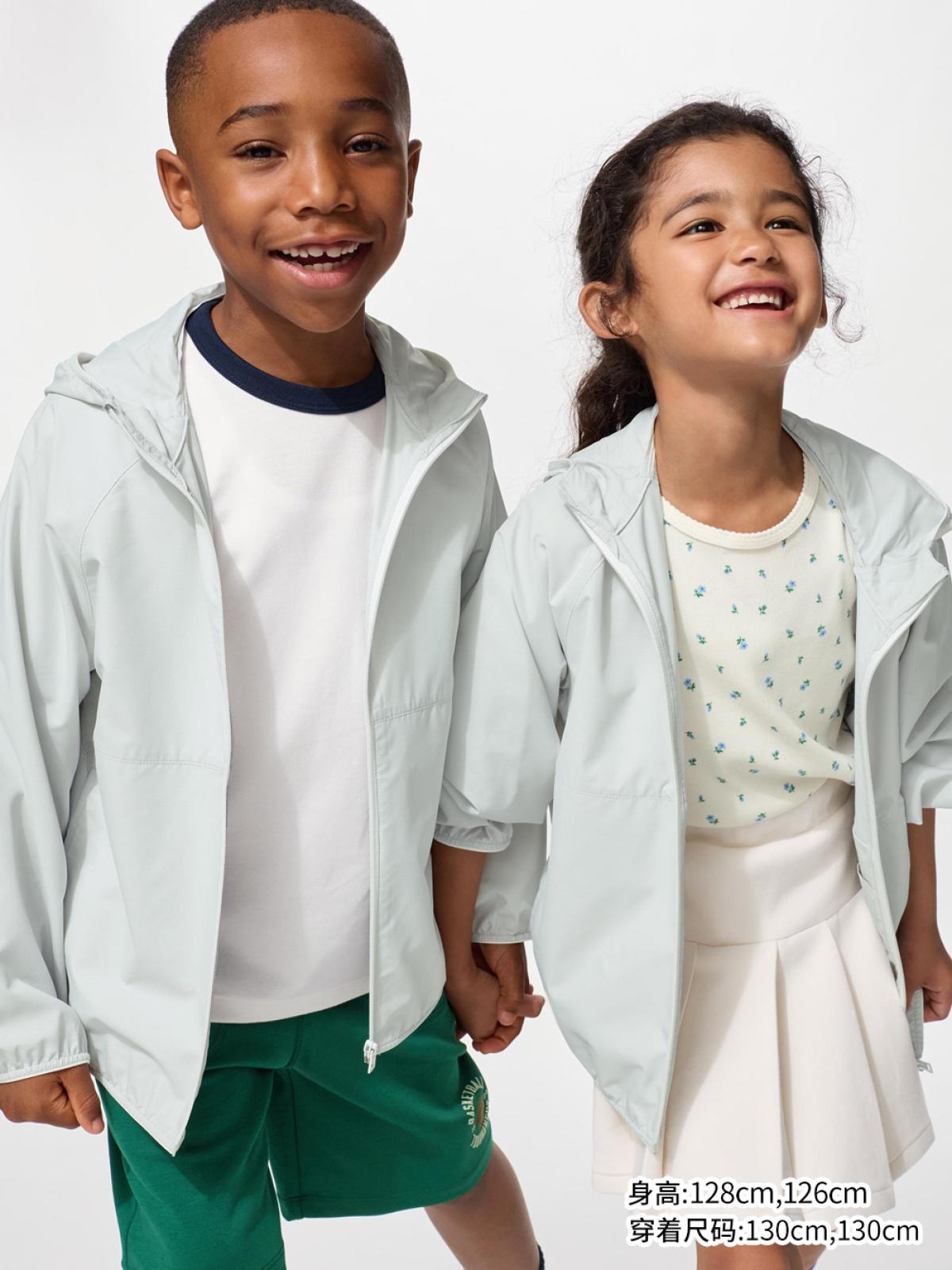 UNIQLO Лёгкая куртка с капюшоном, защита от ультрафиолета, складывается в чехол