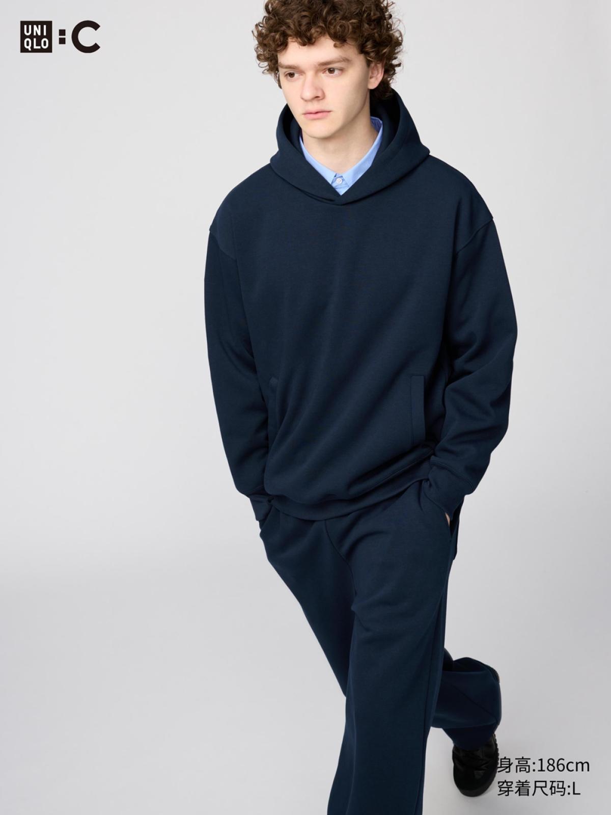 UNIQLO Толстовка с капюшоном, длинный рукав