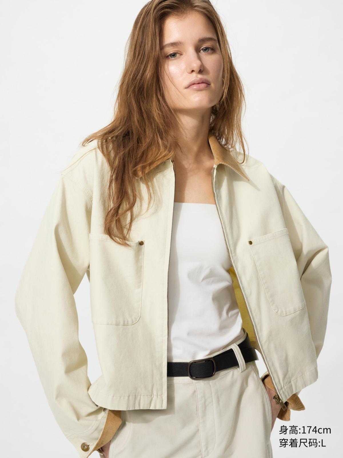 UNIQLO Куртка короткая на молнии