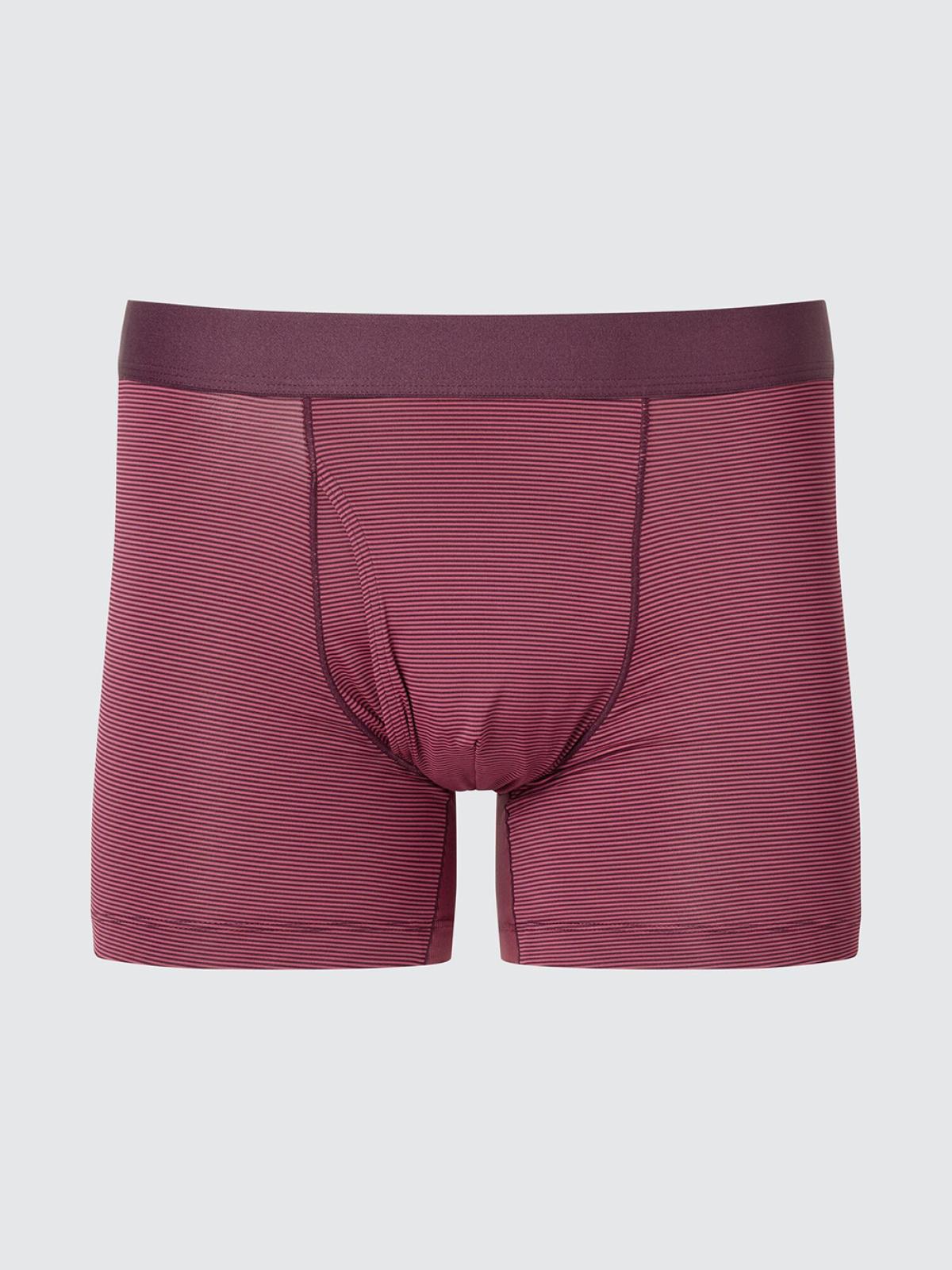 UNIQLO AIRism трикотажные шорты в полоску