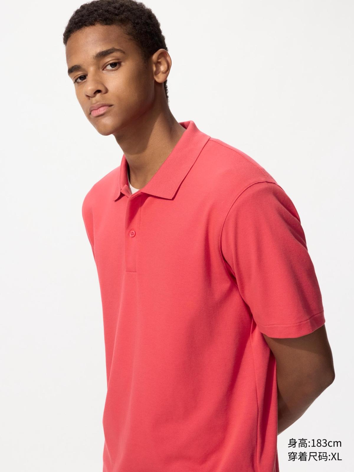 UNIQLO AIRism поло с коротким рукавом