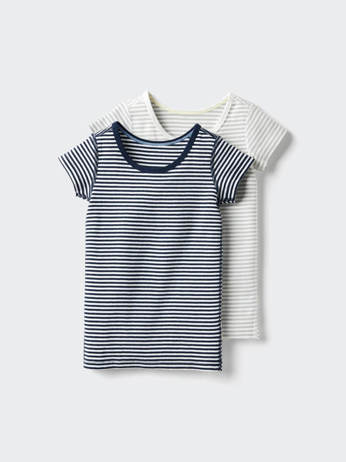UNIQLO Футболка хлопковая, короткий рукав, 2 шт