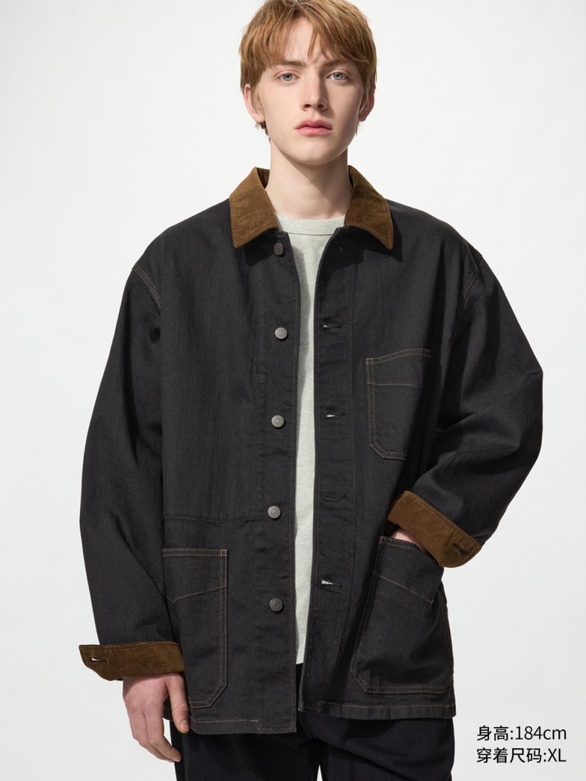 UNIQLO Куртка с эффектом стирки