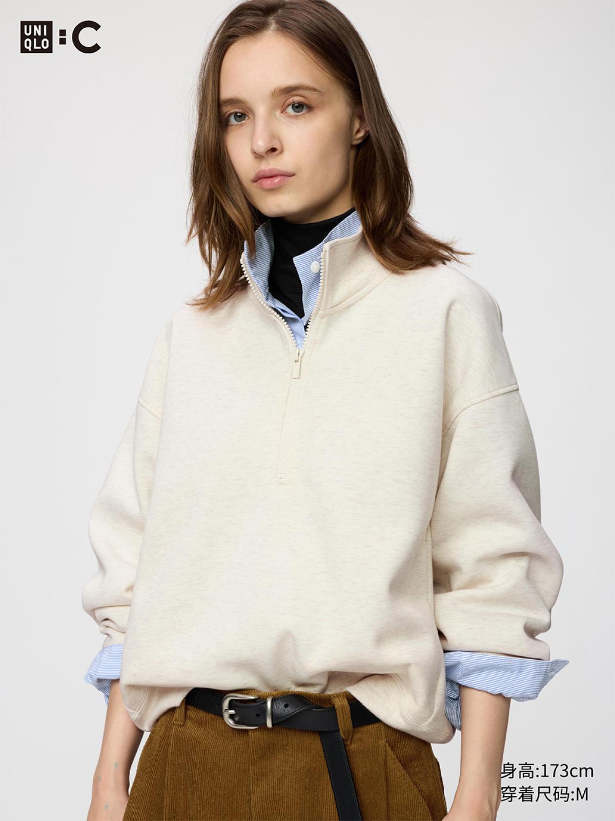 UNIQLO Толстовка на молнии до середины