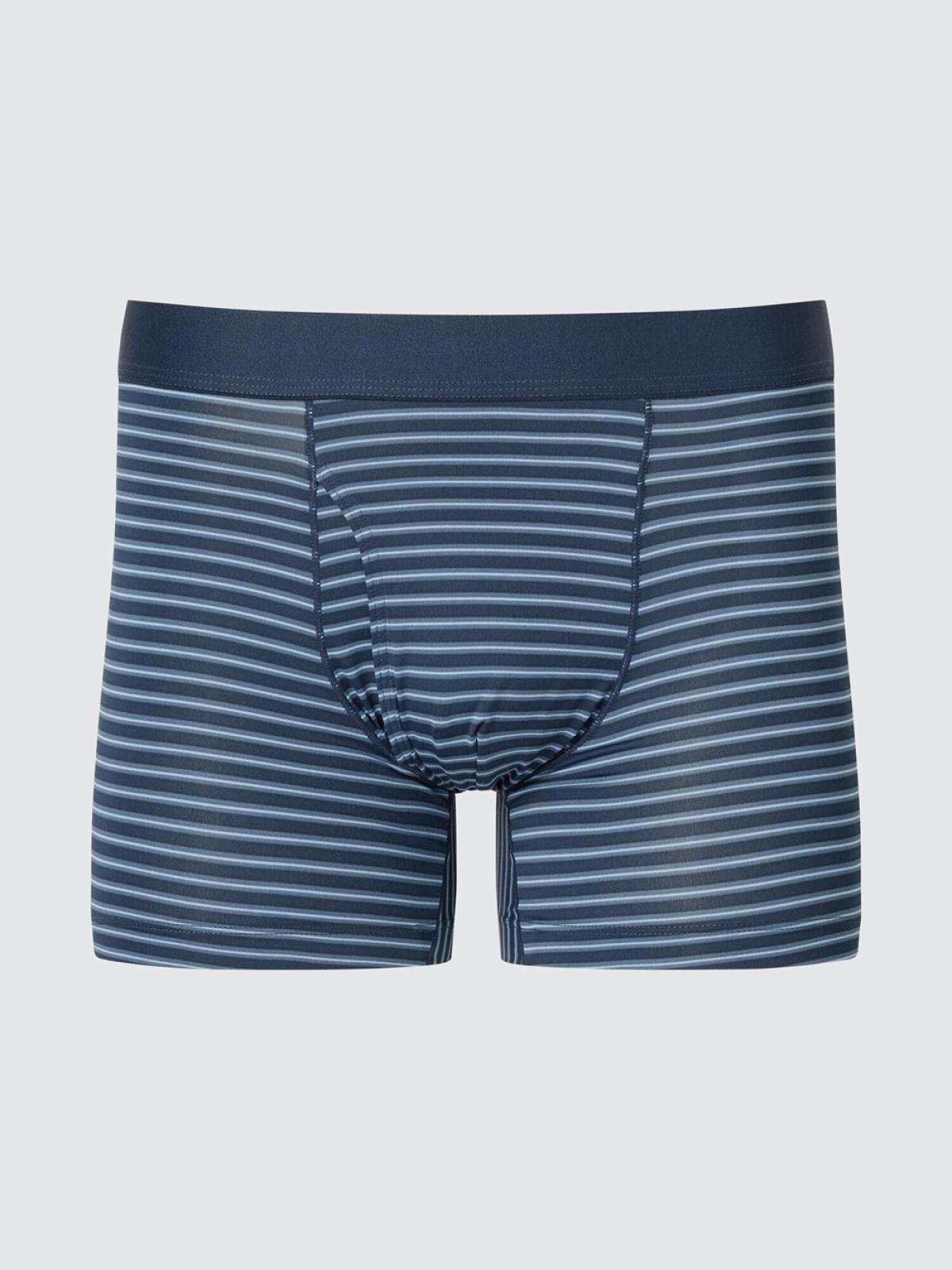 UNIQLO AIRism трикотажные шорты в полоску