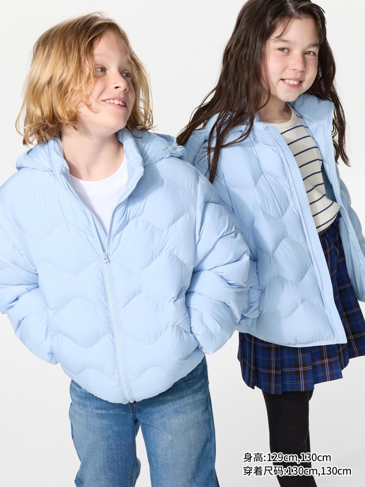 UNIQLO Куртка PUFFTECH с капюшоном, можно стирать в машине