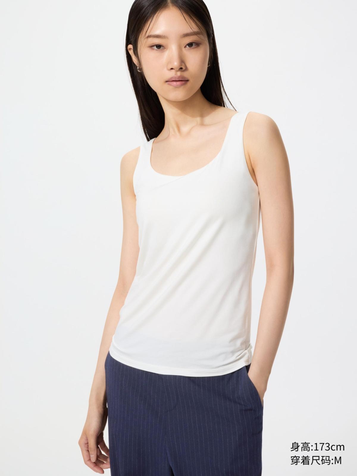 UNIQLO HEATTECH майка со встроенным бра