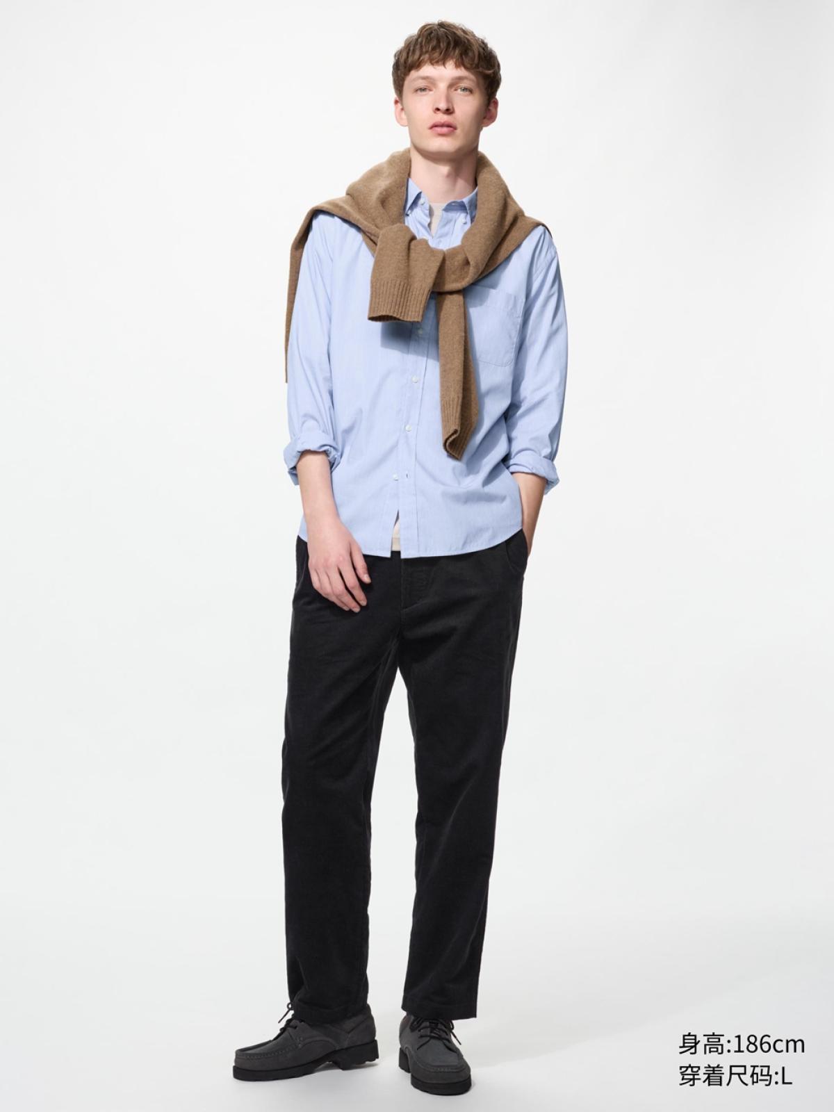 UNIQLO Вельветовые укороченные брюки