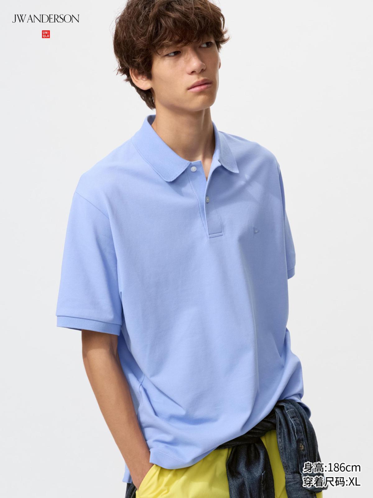UNIQLO Поло быстросохнущее, короткий рукав