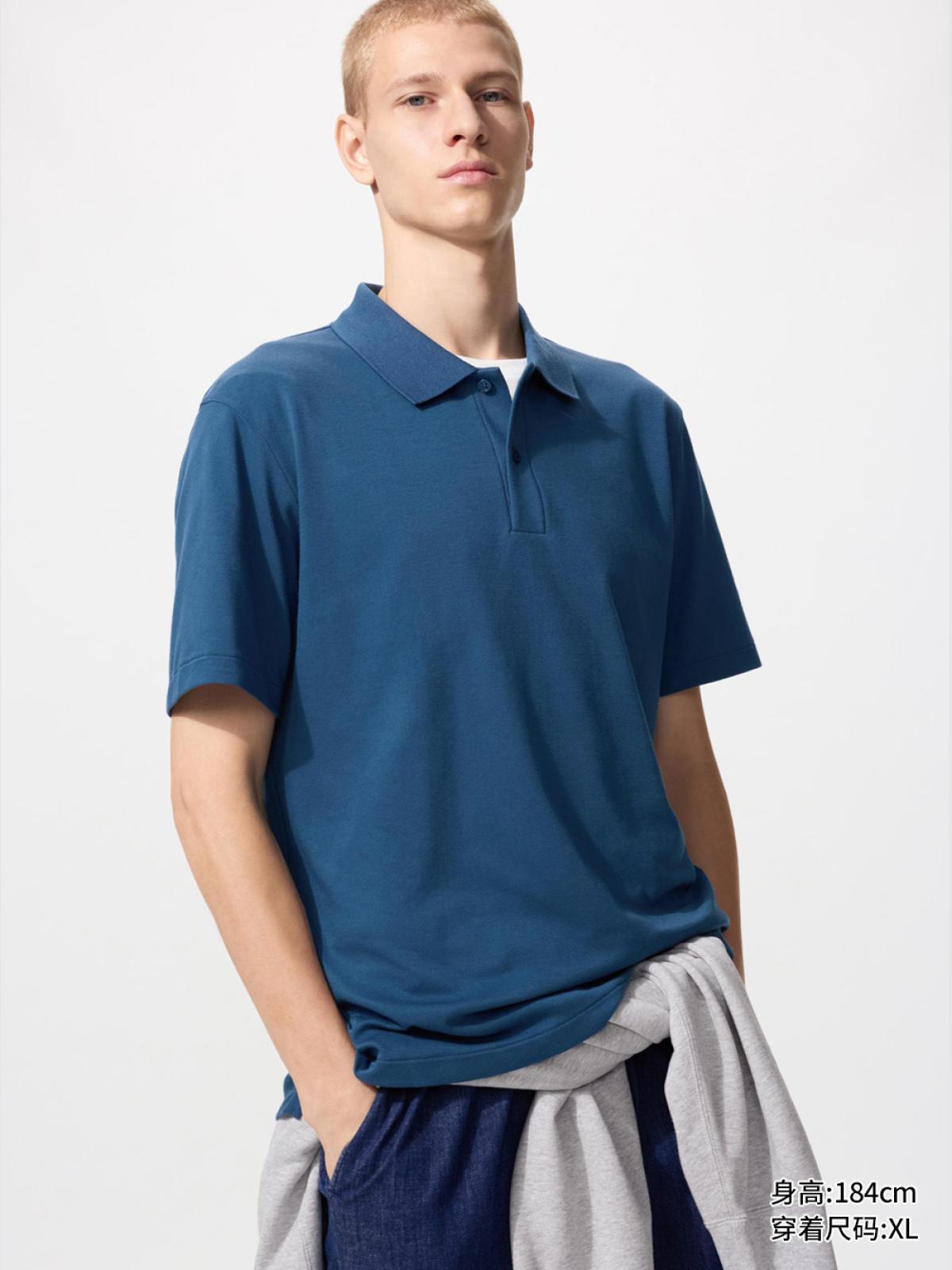 UNIQLO AIRism поло с коротким рукавом