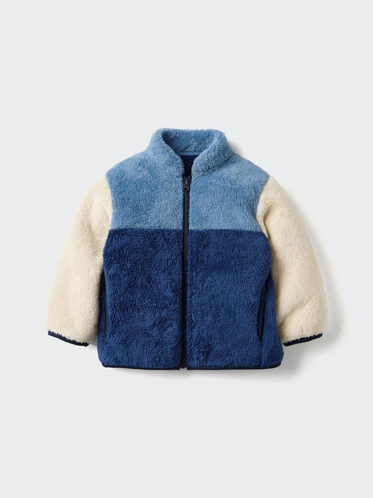 UNIQLO Куртка из длинноворсового флиса на молнии, длинный рукав