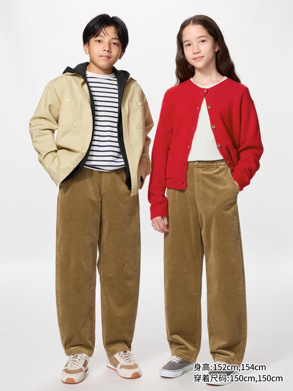 UNIQLO Вельветовые брюки объёмного силуэта