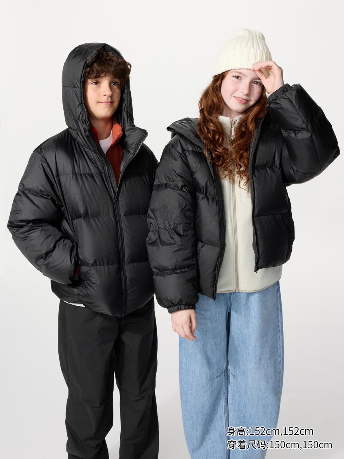 UNIQLO Пуховая куртка с капюшоном