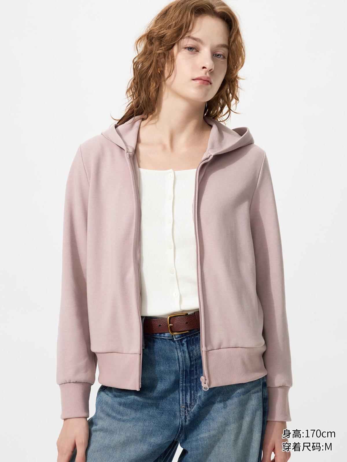 UNIQLO Куртка с капюшоном на молнии, флисовая подкладка