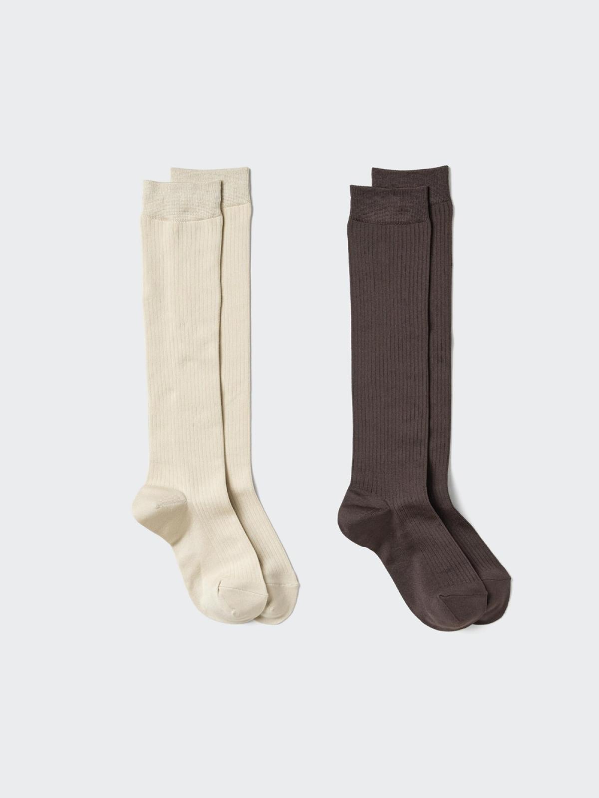 UNIQLO Высокие носки, 2 пары