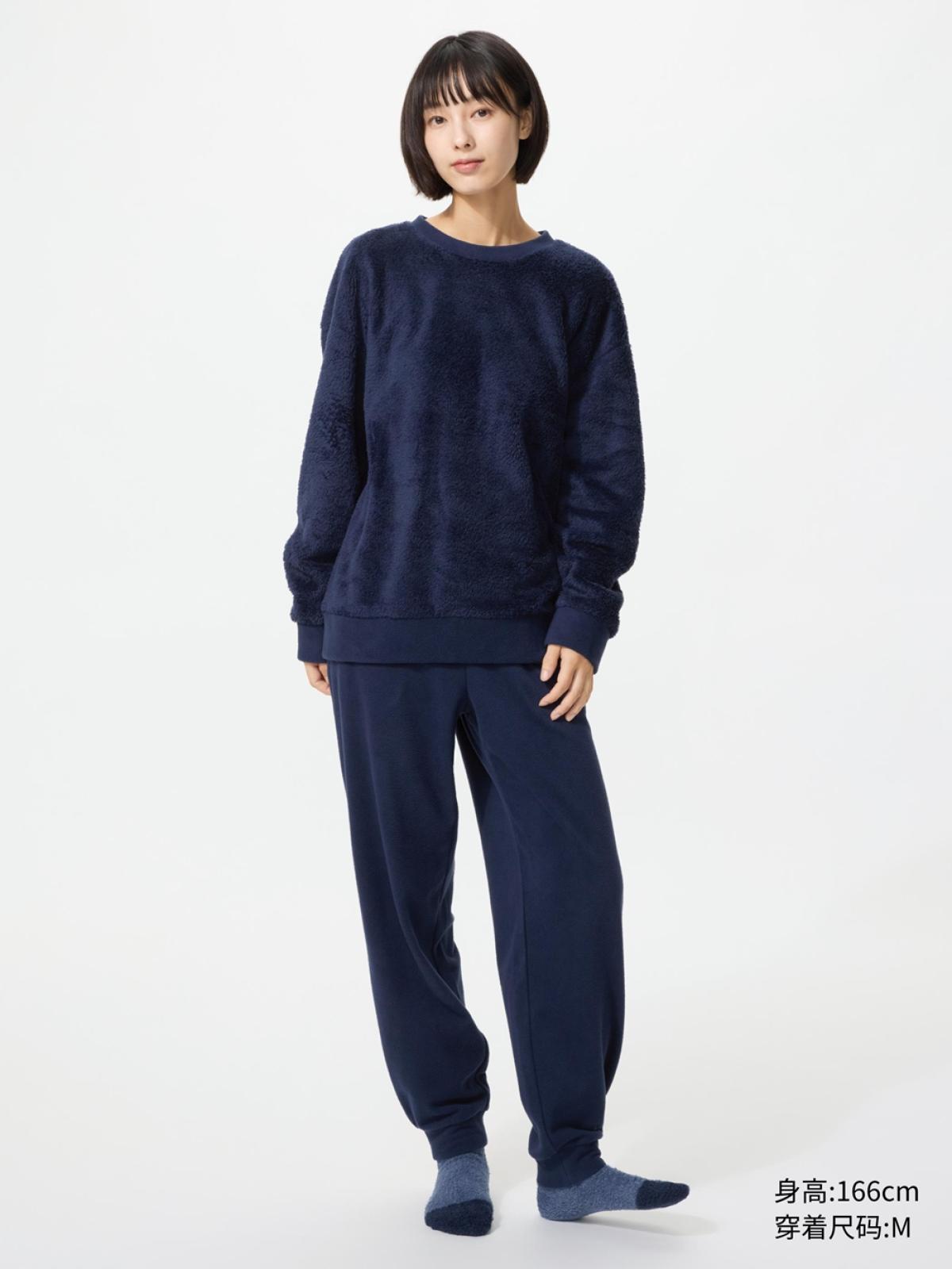 UNIQLO Флисовый костюм с длинным рукавом и брюками