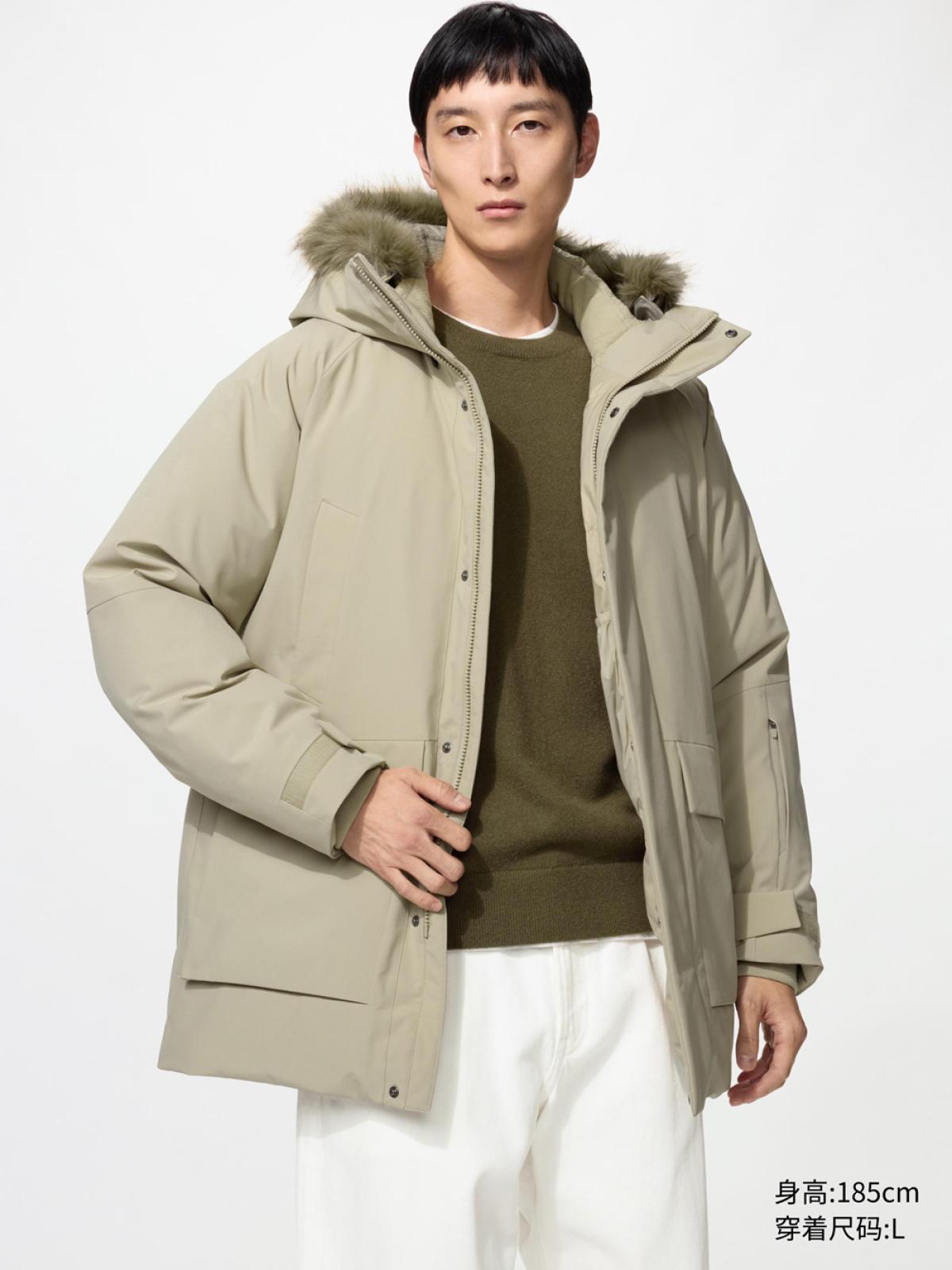 UNIQLO Пуховое пальто утеплённое