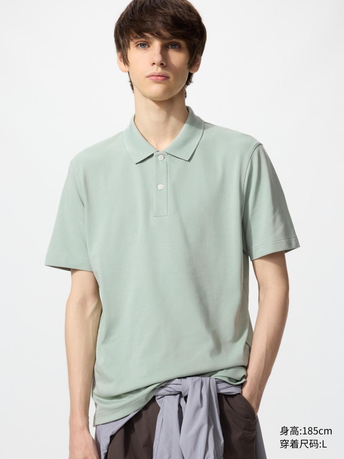 UNIQLO AIRism поло с коротким рукавом