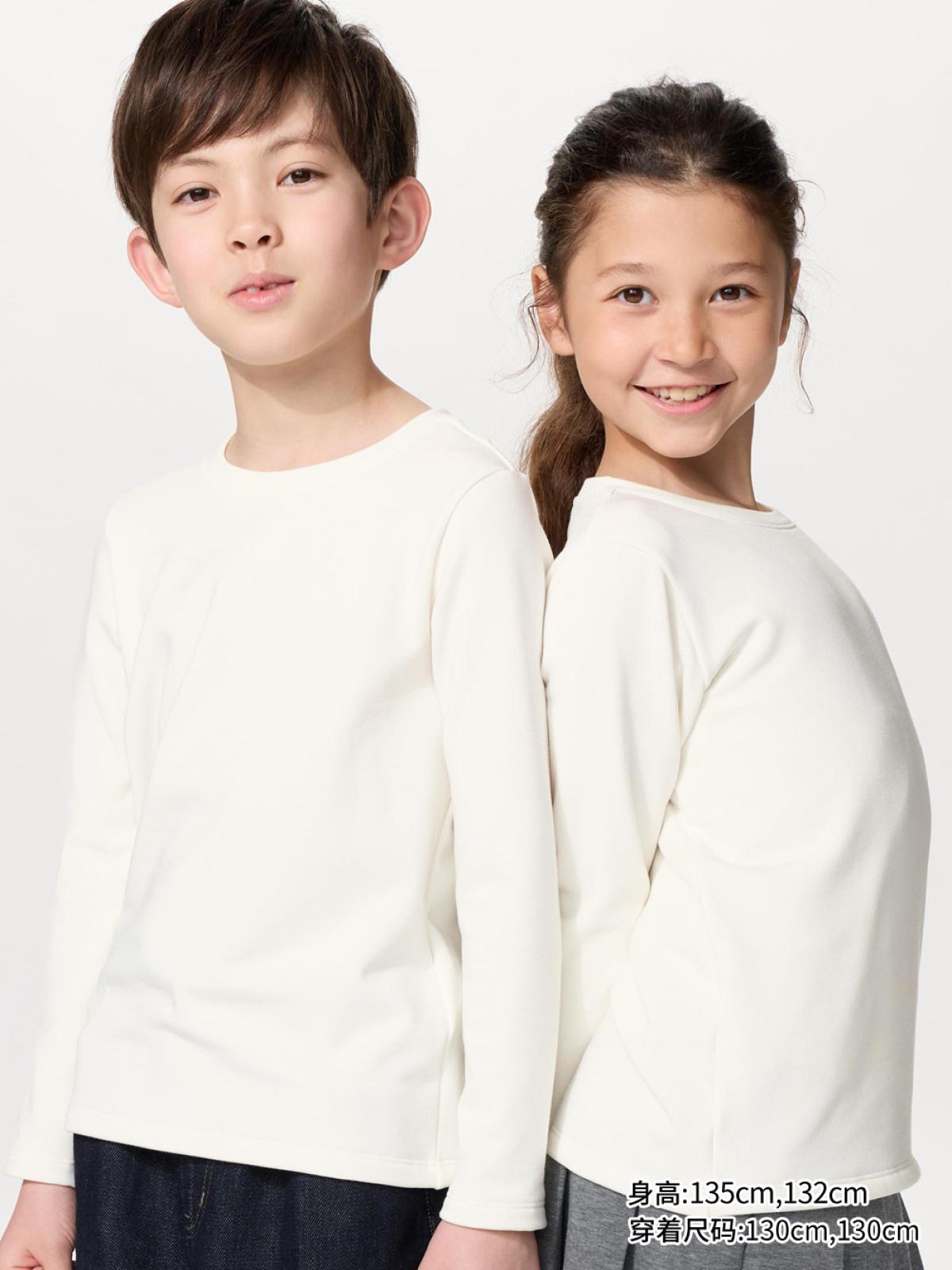 UNIQLO HEATTECH ULTRA WARM футболка с круглым вырезом, длинный рукав