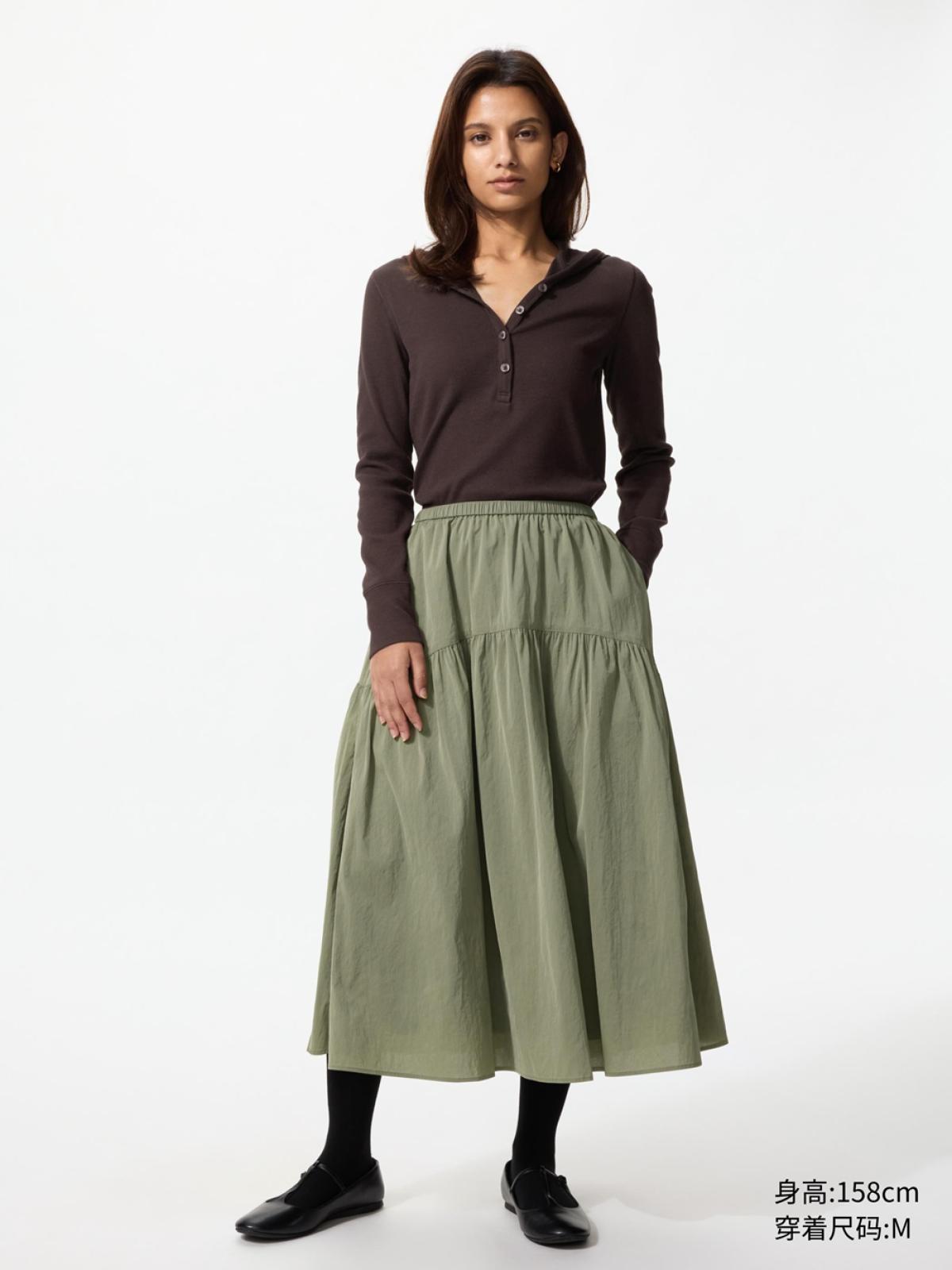UNIQLO Юбка со сборками