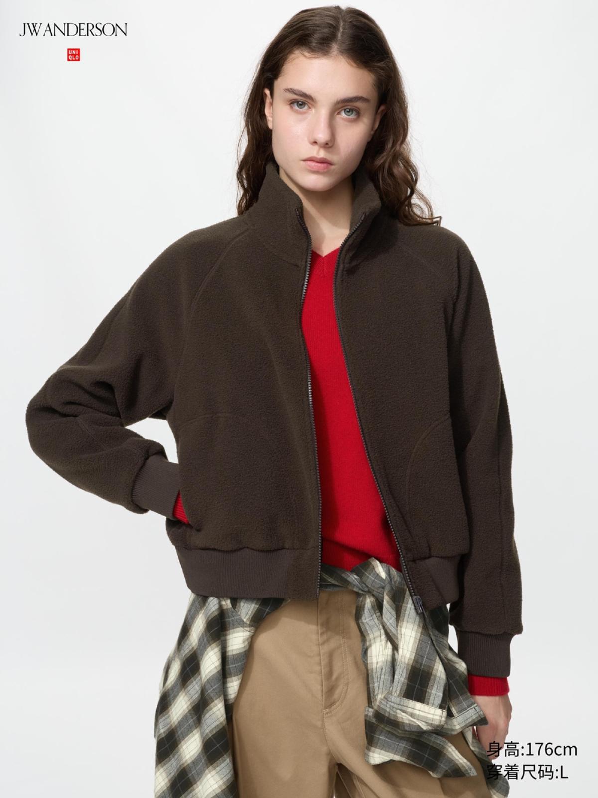 UNIQLO Флисовая куртка укороченная